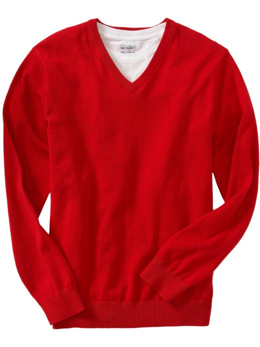 Click here for Old Navy Mens Solid V-Neck Sweaters prices