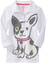 Girls 3/4-Sleeve Jersey Polos