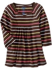Girls Pleated Jersey Tops