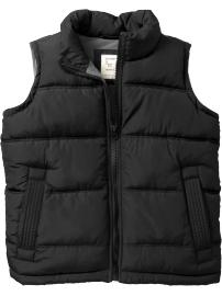 Boys Quilted Frost Free Vests