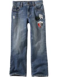 Boys Graphic-Patch Regular-Fit Jeans