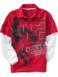 Boys 2-in-1 Extreme Sports Polos