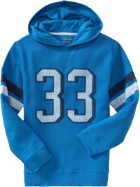 Boys Graphic Waffle-Knit Pullover Hoodies