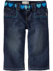 Girls Denim Pedal Pushers