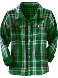 Girls Plaid Shirts