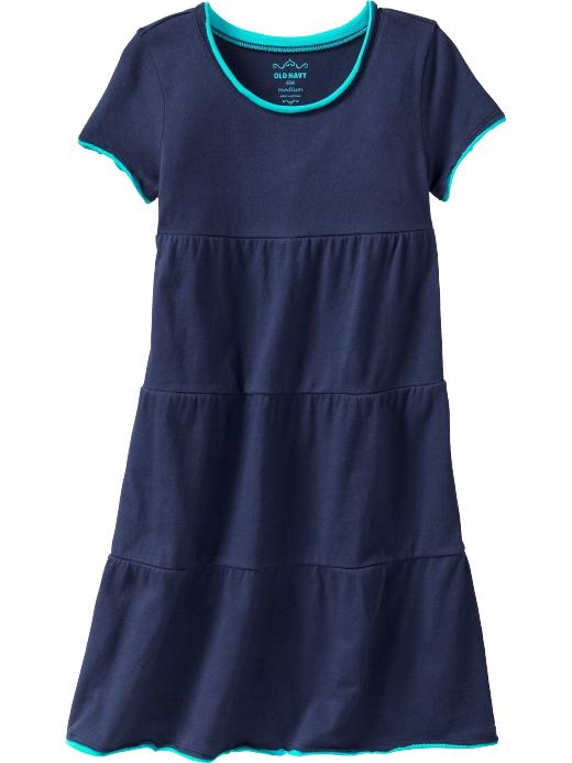 Old Navy Girls Tiered Jersey Dresses