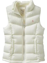 Girls Quilted Frost Free Vests