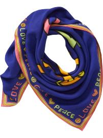 Women's Peace-Love Printed Scarves