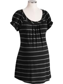 Maternity Gathered Scoop-Neck Tunics