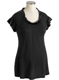 Maternity Ruffle-Sleeve Tees