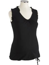 Maternity Ruffle-Trim Jersey Tops