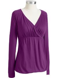 Maternity Crossover Nursing Tops