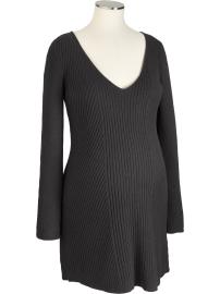 Maternity  V-Neck Sweater Dresses