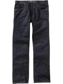 Men's Distressed Straight-Leg Jeans