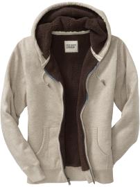 Mens Chenille-Lined Hoodies