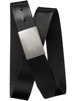 Men's Plaque-Buckle Belts