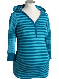 Maternity Henley Hoodies