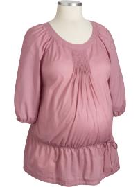 Maternity Plus Pintucked Tunics