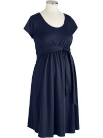 Maternity Tie-Front Jersey Dresses