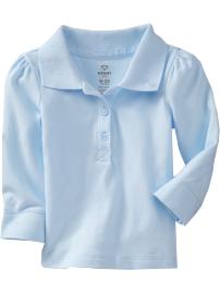 Long-Sleeve Polos for Baby