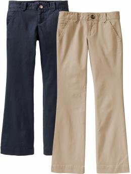 Girls Uniform Pant 2-Packs