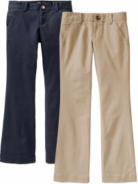 Girls Uniform Pant 2-Packs