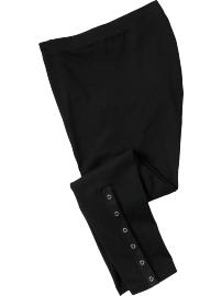 Women's Plus Ring-Snap Leggings