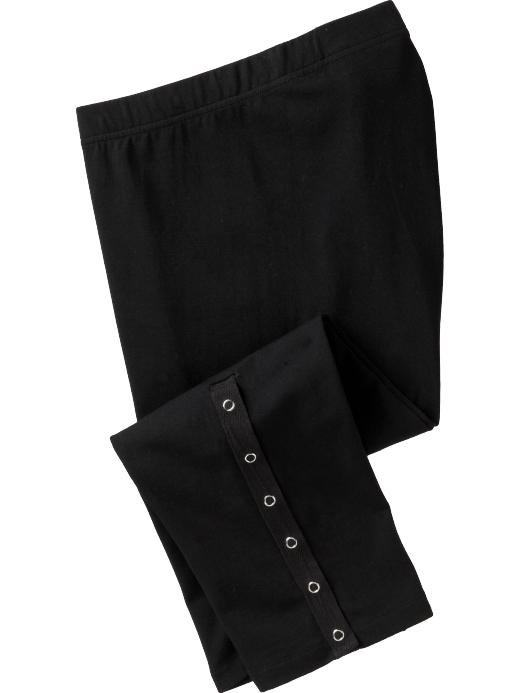 Old Navy Womens Plus Cropped Ring-Snap Leggings