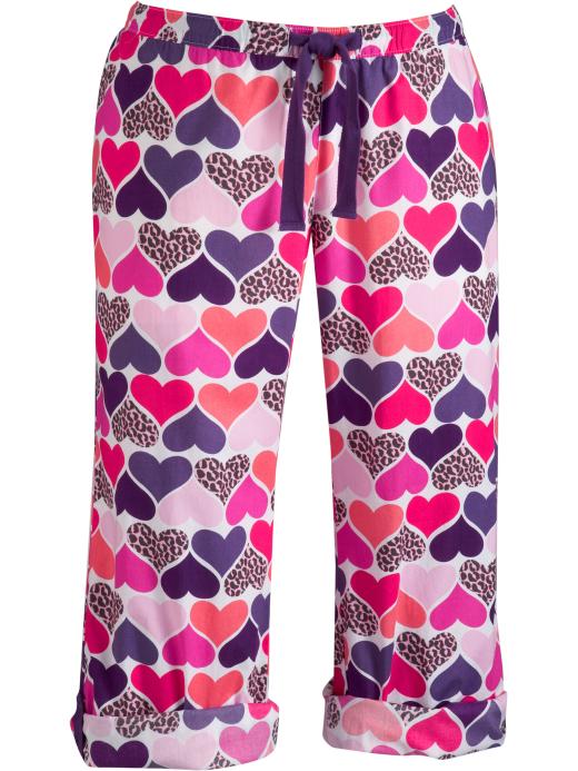 Old Navy Womens Plus Printed Roll-Up Lounge Pants