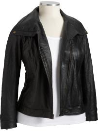 Women's Plus Leather Motorcycle Jackets