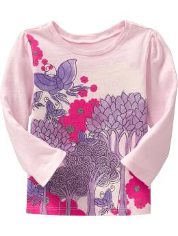 Nature Graphic Jersey Tops for Baby