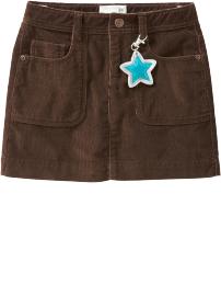 Girls Corduroy Minis (With Heart Keychain)