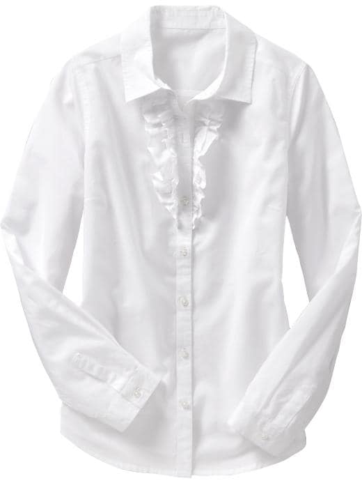 Old Navy - Ruffled Button-Down Blous