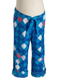 Maternity Tie-Waist Roll-Up Lounge Pants