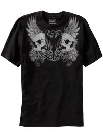 Men's Heraldic Skulls Graphic Tees
