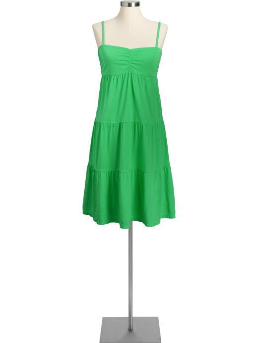 Women's Tiered Jersey Dresses | Old Navy :  a line knit summer empire waist
