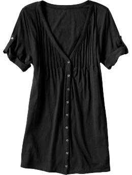 Women's Roll-Up Button-Front Tops (Old Navy)
