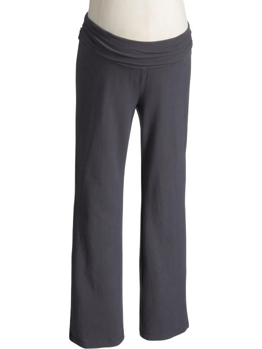 Roll-Panel Yoga Pants