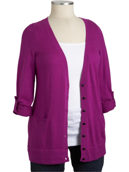 Old Navy Womens Plus Roll-Up Boyfriend Spring Plus Size Cardigans
