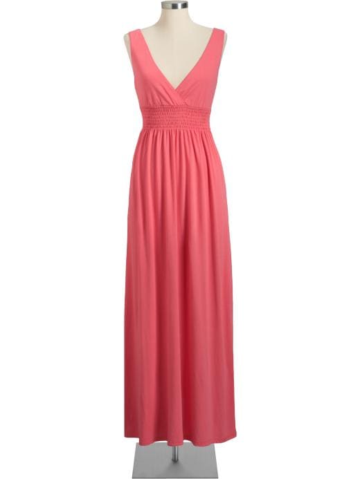 Old Navy Womens Jersey Cross-Front Maxi Dresses