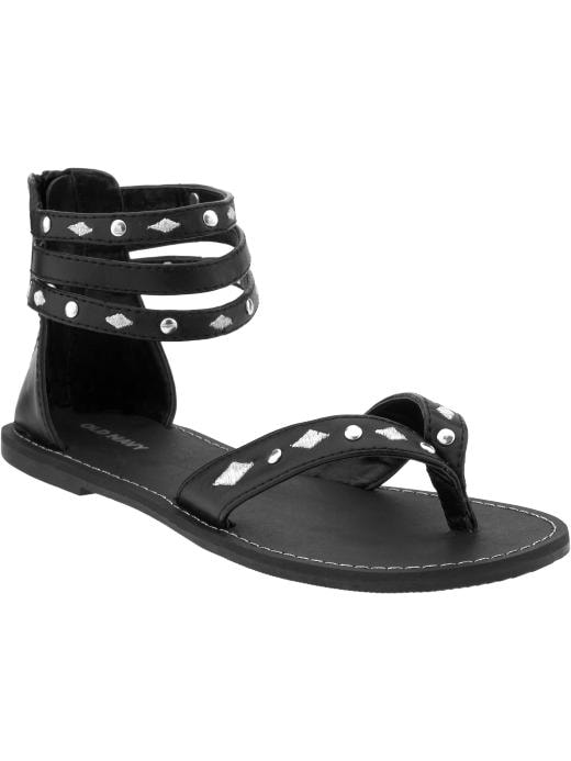gladiator sandals for girls. Old Navy girls sandals.