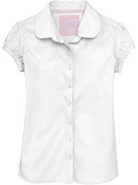Girls Puff-Sleeve Uniform Tops
