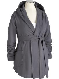 Maternity Sueded Fleece Wrap Jackets