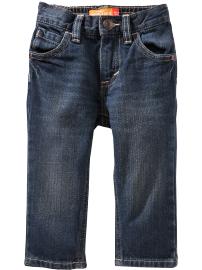 Dark-Wash Skinny Jeans for Baby