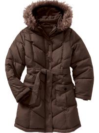 Girls Belted Frost Free Coats