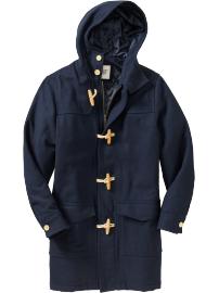 Men's Wool-Blend Toggle Coats
