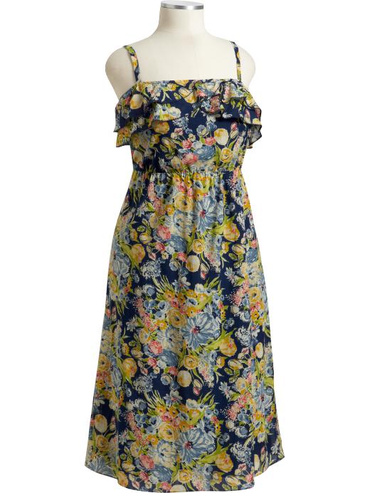Pasazz.net Favorite - Old Navy Women's Plus Ruffled Floral Gauze Dresses