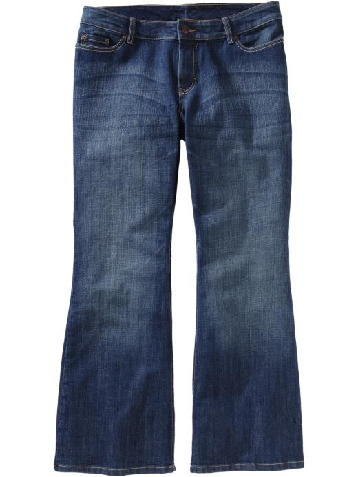 Old Navy Womens Plus Medium Wash Flare Jeans