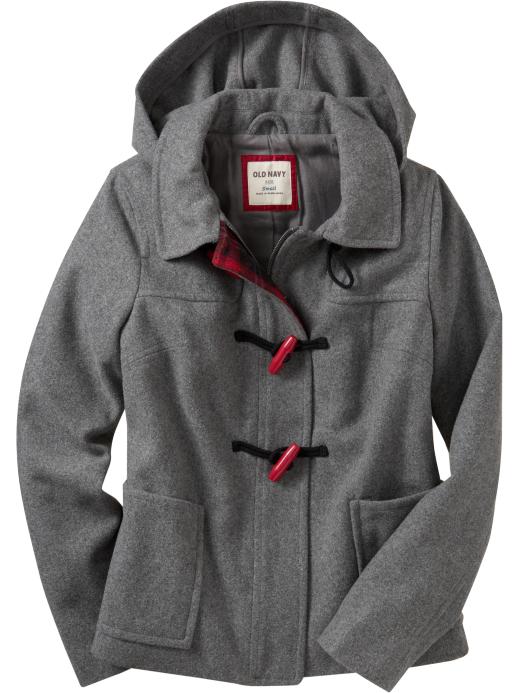 Old Navy Womens Woolblend Toggle Coats