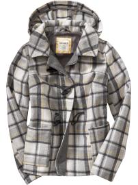 Women's Wool-Blend Toggle Coats